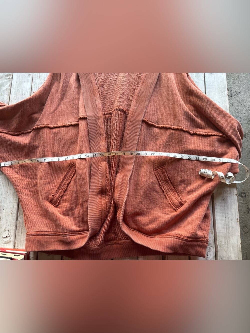 We The Free Forever Cardigan Auburn Cotton Size M - Picture 4 of 12